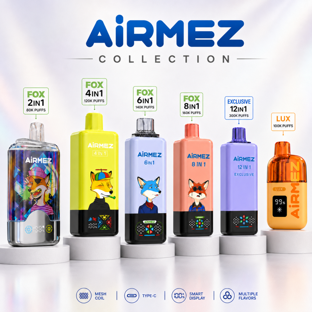 Kolekcja AiRMEZ Fox i LUX – modele 2in1, 4in1, 6in1, 8in1, 12in1 oraz LUX z wysyłką z Polski