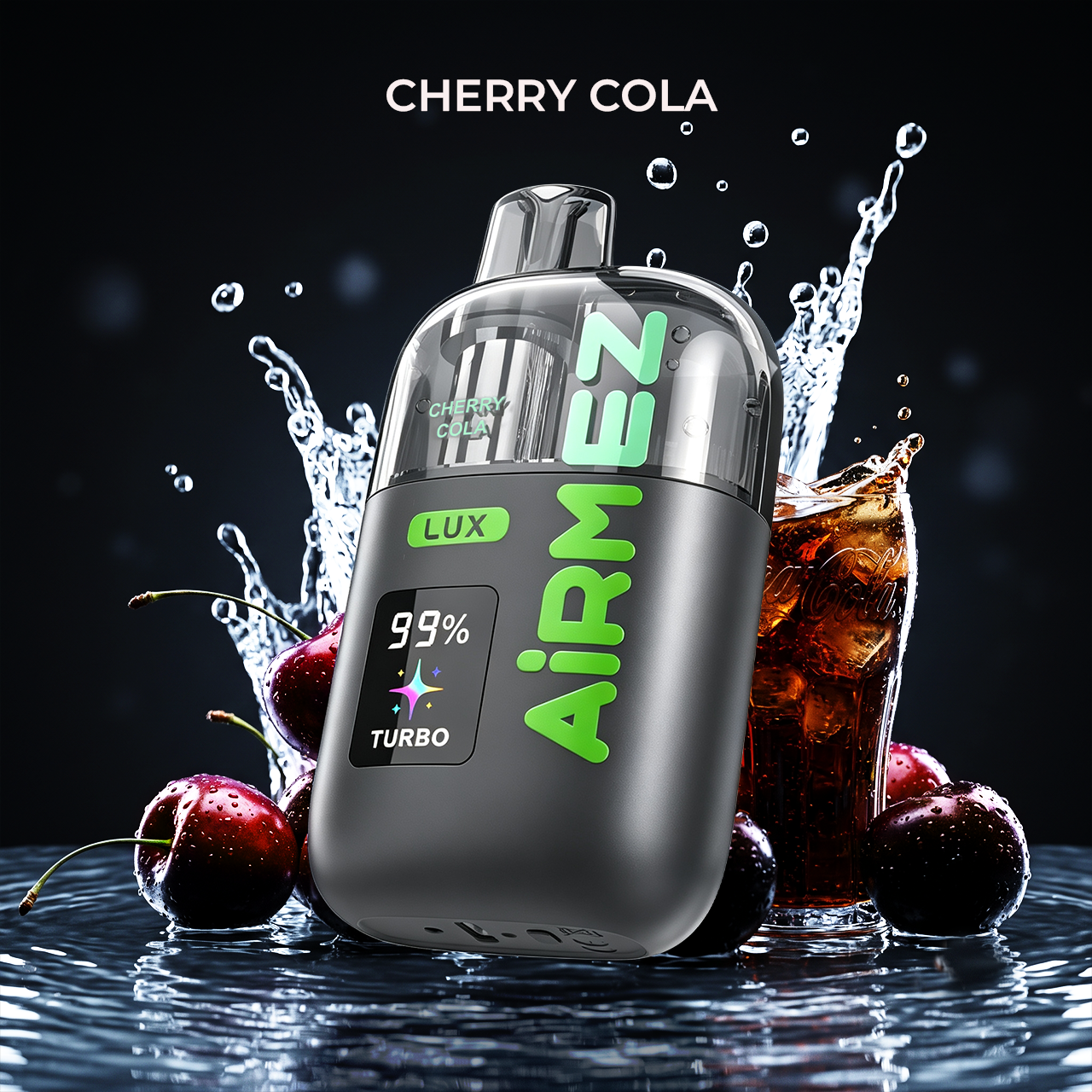 airmez lux 100k cherry cola flavor