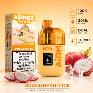 AiRMEZ Lux 100K Dragonfruit Ice 30 ml z Dual Mesh Coil i trybem Turbo