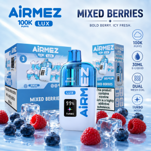 AiRMEZ Lux 100K Mixed Berries 30 ml z Dual Mesh Coil i trybem Turbo