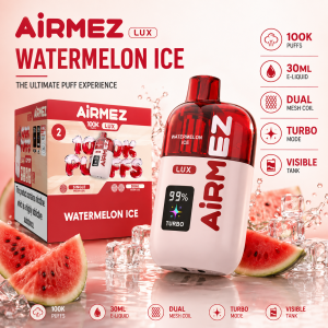 AiRMEZ Lux 100K Watermelon Ice 30 ml z Dual Mesh Coil i trybem Turbo