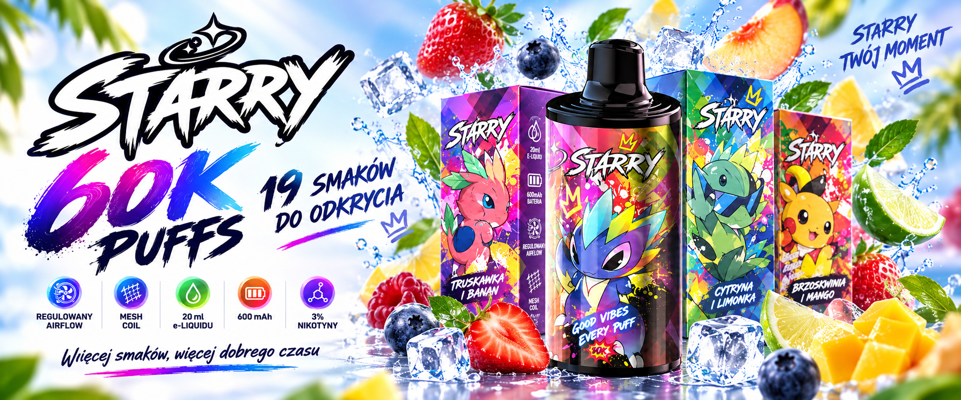 STARRY 60K Puffs